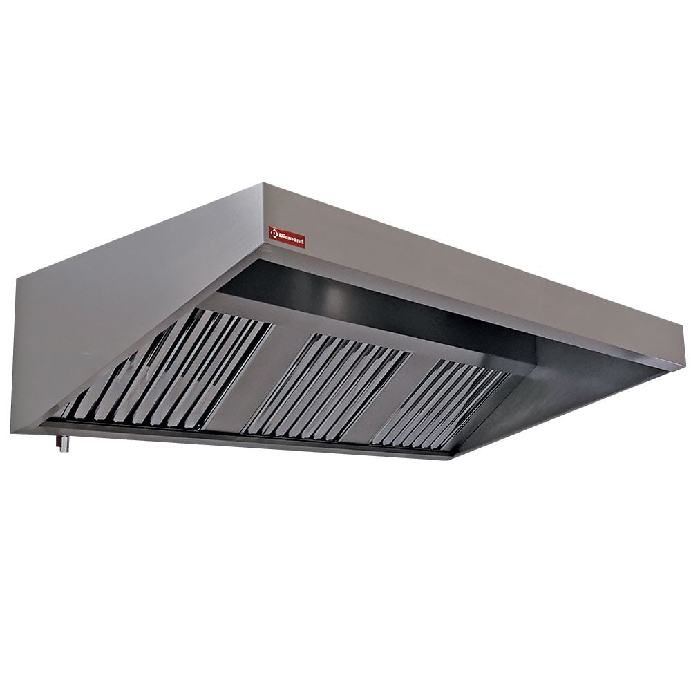 Wall cooker hood 3 labyrinth filtres 500x500 mm – A doua alegere (2)
