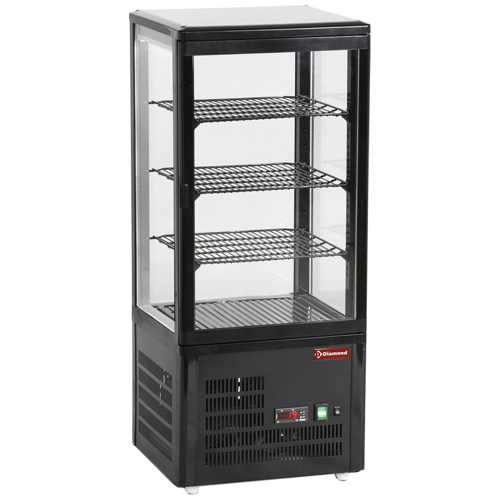Ventilated display table model, 4 glazed sides, 4 "Black" levels – A doua alegere