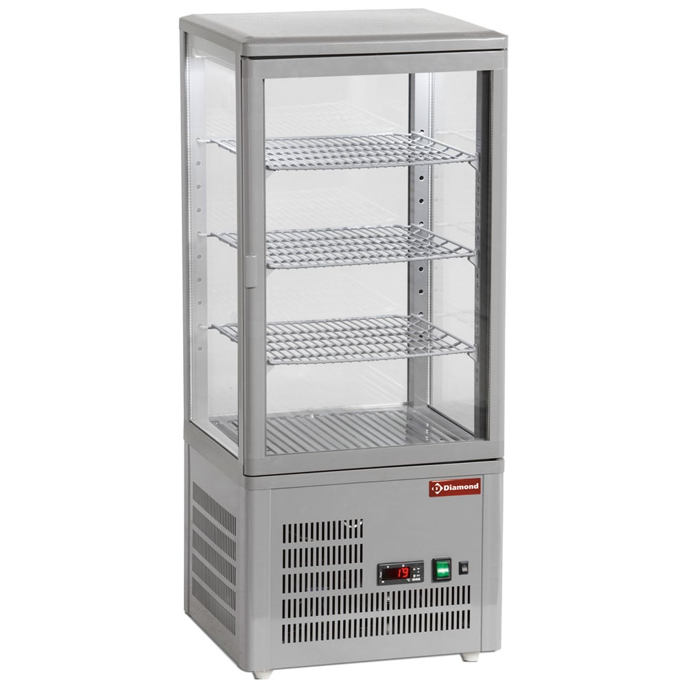 Ventilated display table model, 4 glazed sides, 4 "Grey" levels – Lichidare stoc