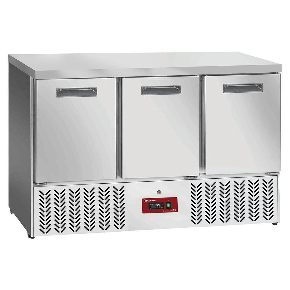 Refrigerated counter 3 doors GN 1/1 – Model expus