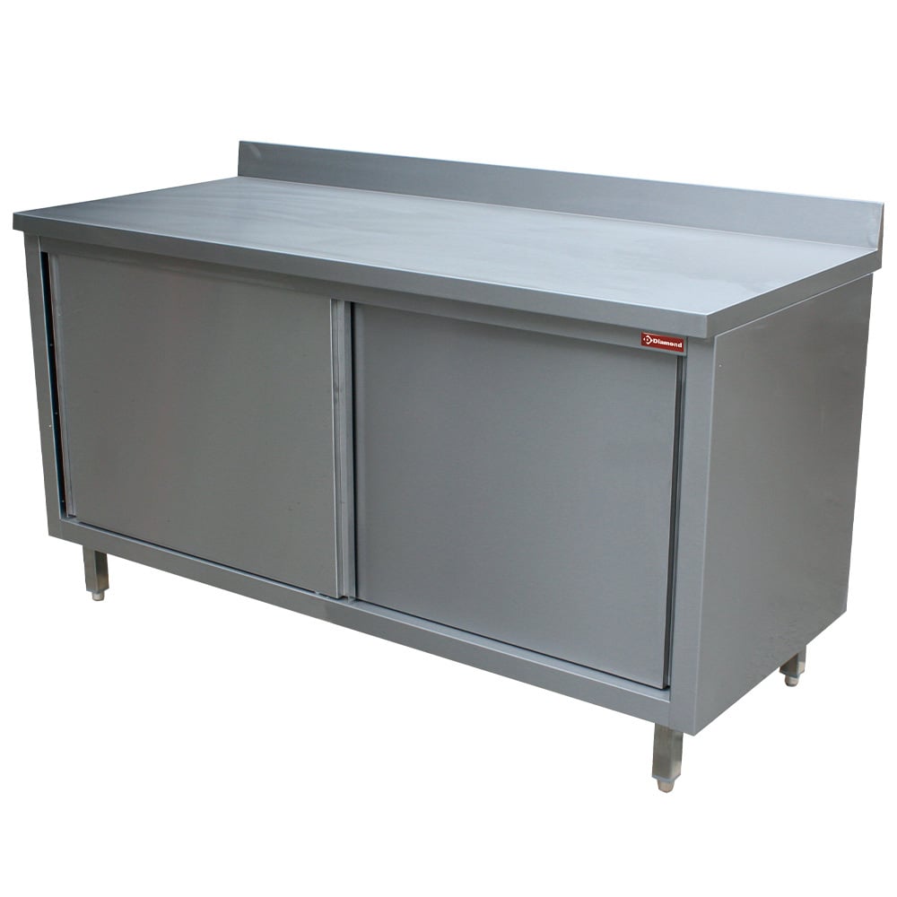 Table on neutral cupboard, sliding doors, wall – A doua alegere (2)