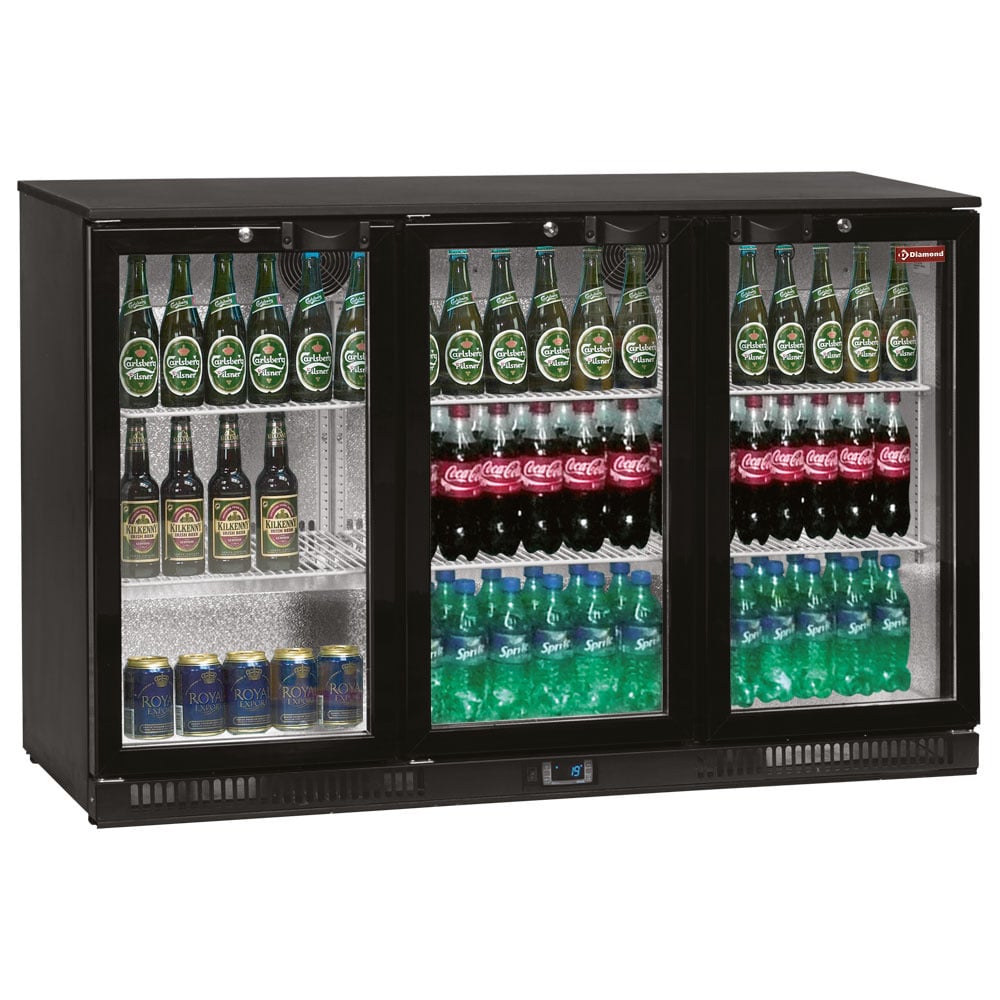 Ventilated bottle cooler, "Back Bar", 3 swing doors – A doua alegere (1)