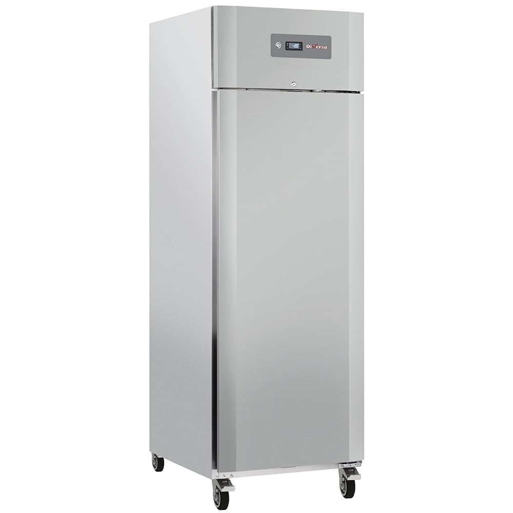Ventilated fridge 600 liters 1 door GN 2/1, on wheels, 2 with brakes – Model expus