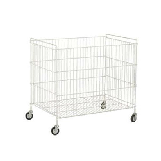Trolley with cage structure for dry laundry, capacity 522 litres