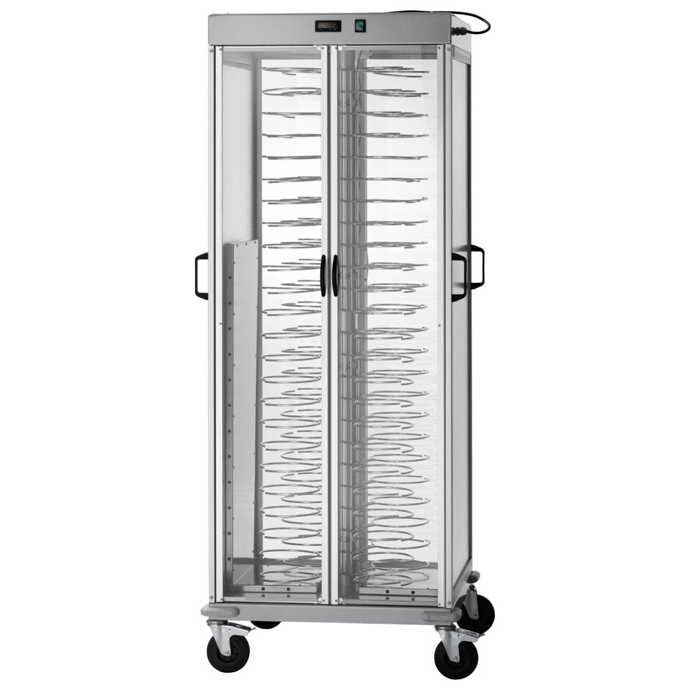 Plates transport trolley heated, +60°C, 88x ø 180÷230 mm
