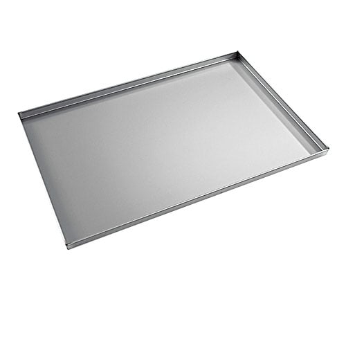 Baking tray in aluminium uncoated, GN 1/1 - 4 sides 90°