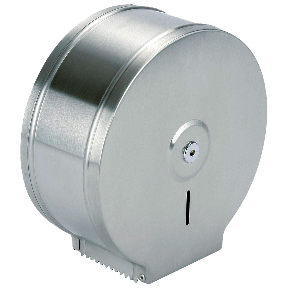 toilet paper dispenser in stainless steel