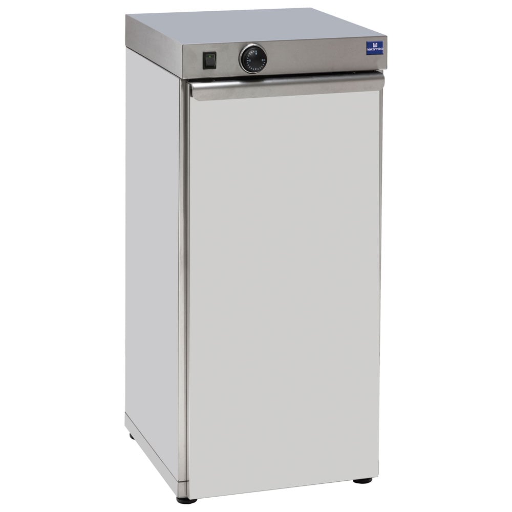 Heated cupboard with 1 door for 60 plates of ø 350 mm