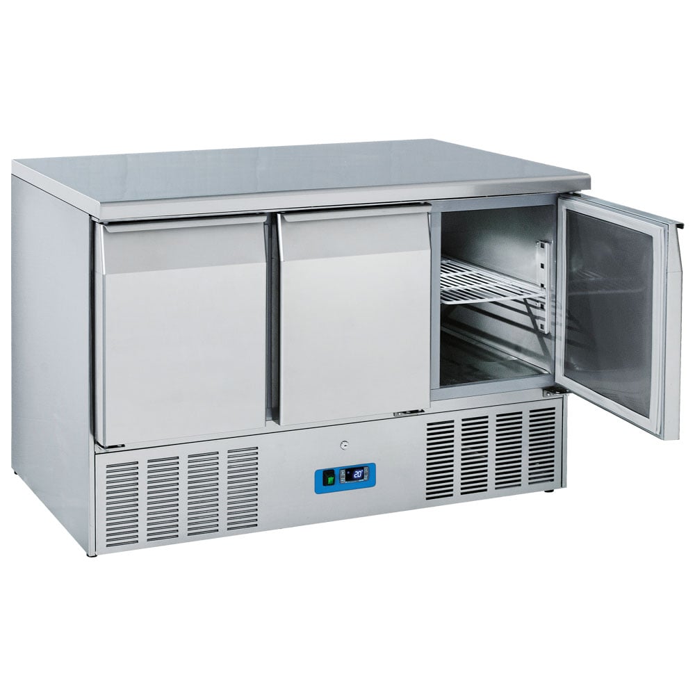 refrigerated preparation counter with 3 doors GN 1/1, +2°/+10°C