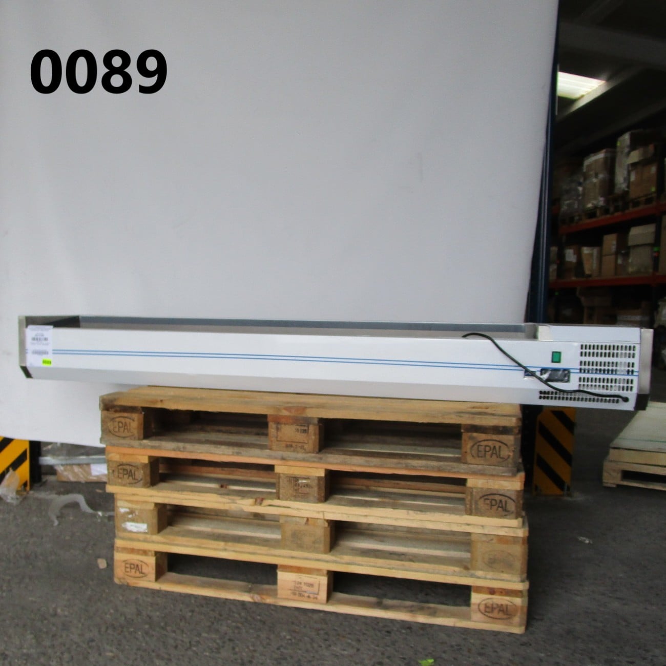 pan cooler 7x GN 1/3 + 1x GN 1/2 h=150 mm , +2°/+8°C - DAMAGED