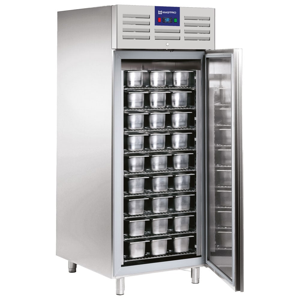 Ice cream freezer for 54 bacs, -10°/-25°C