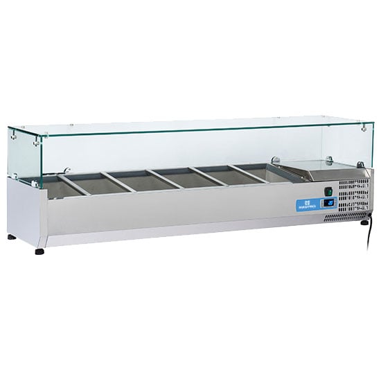 pan cooler 5x GN 1/3 + 1x GN 1/2 h=150 mm, +2°/+8°C