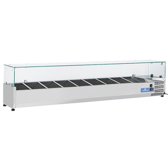 pan cooler 10x GN 1/4 h=150 mm, +2°/+8°C