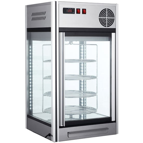 cold display with 4 levels ø 350 mm, 2°/+10°C