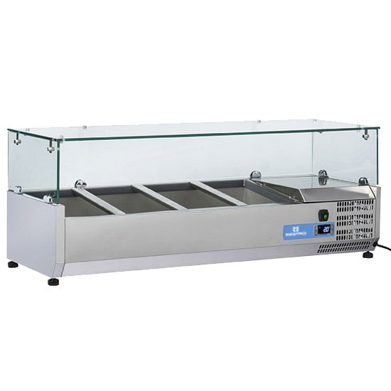pan cooler 3x GN 1/3 + 1x GN 1/2 h=150 mm, +2°/+8°C