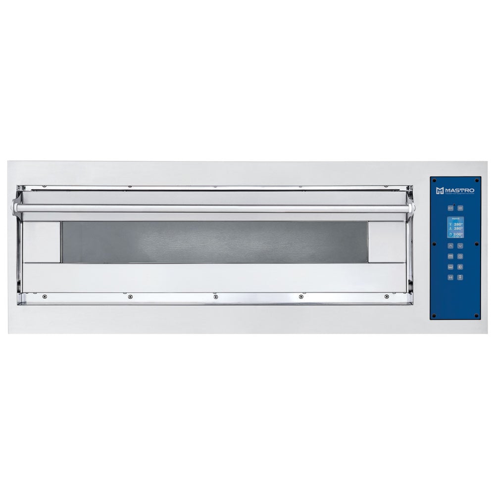 Electric bakery oven for 2x 60x40cm h=17,5 cm with steam generator, digital control