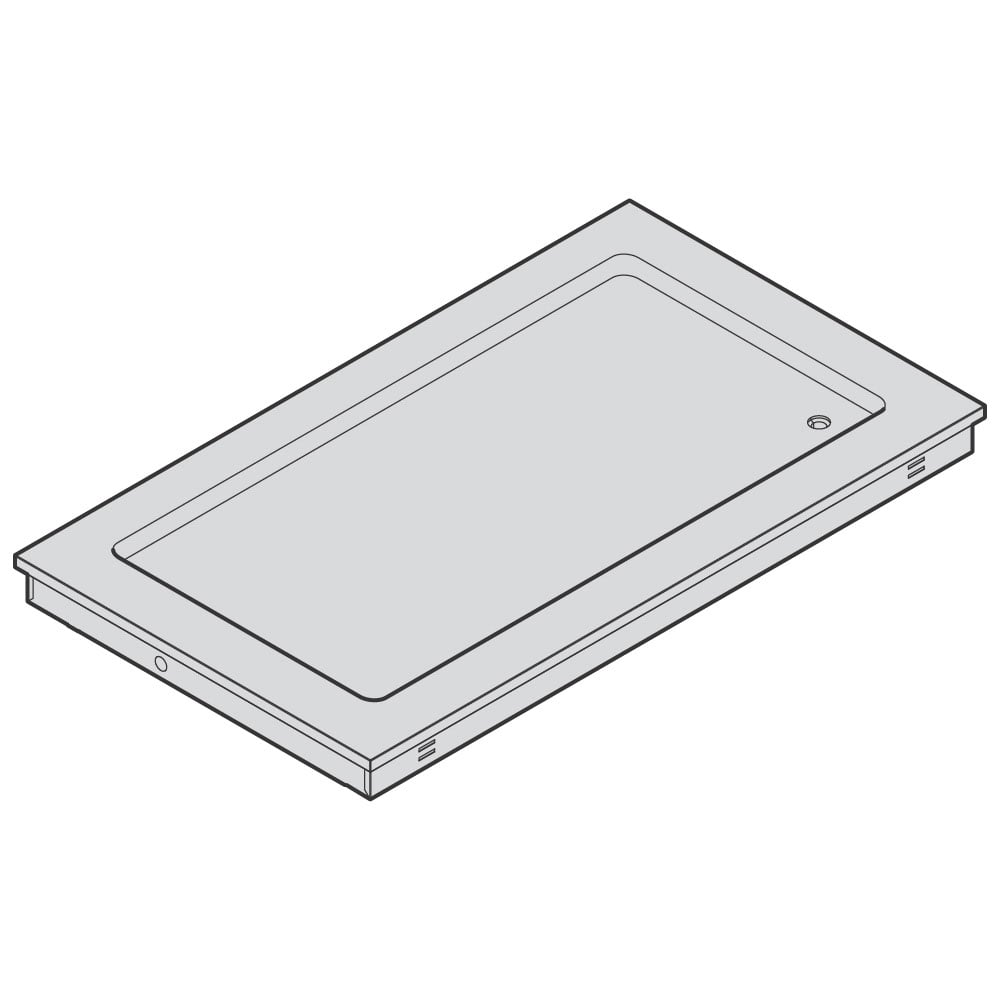 Refrigerated static top, for remote cooling, 4x GN 1/1