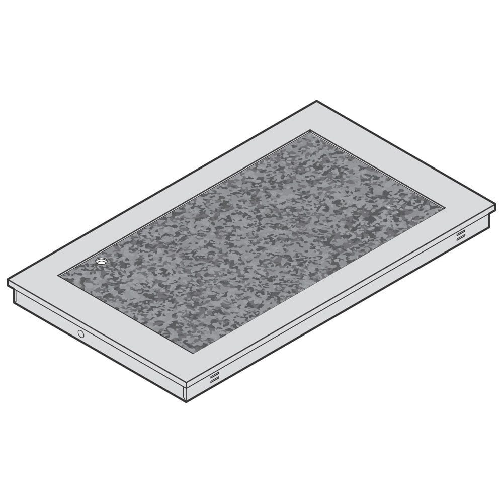 Refrigerated static granite top, for remote cooling, 4x GN 1/1
