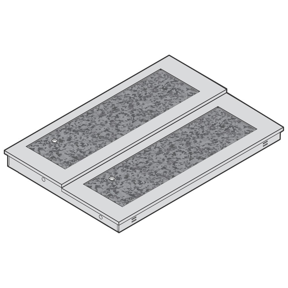 Refrigerated static granite top 2 levels, for remote cooling, 5x GN 1/1