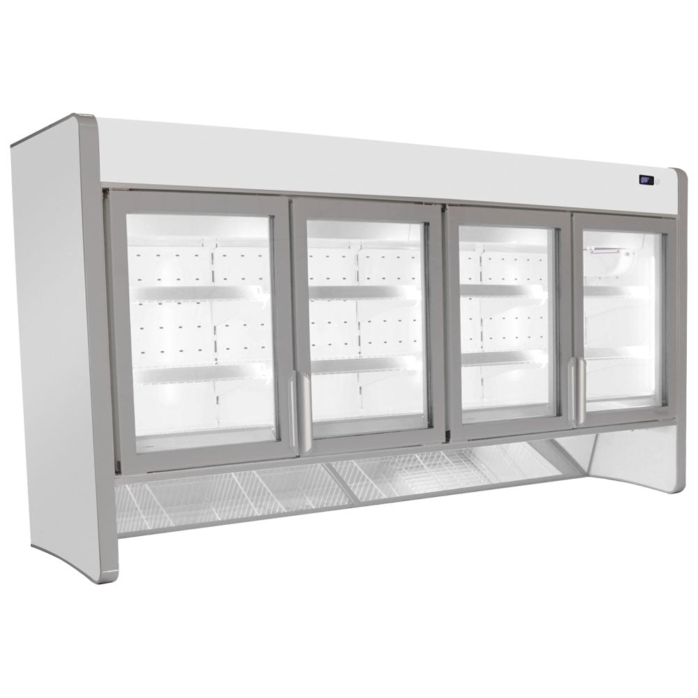 Upper freezer deck 4 glass doors for BCZ0022, -16°/-24°C, 878 (554) litres