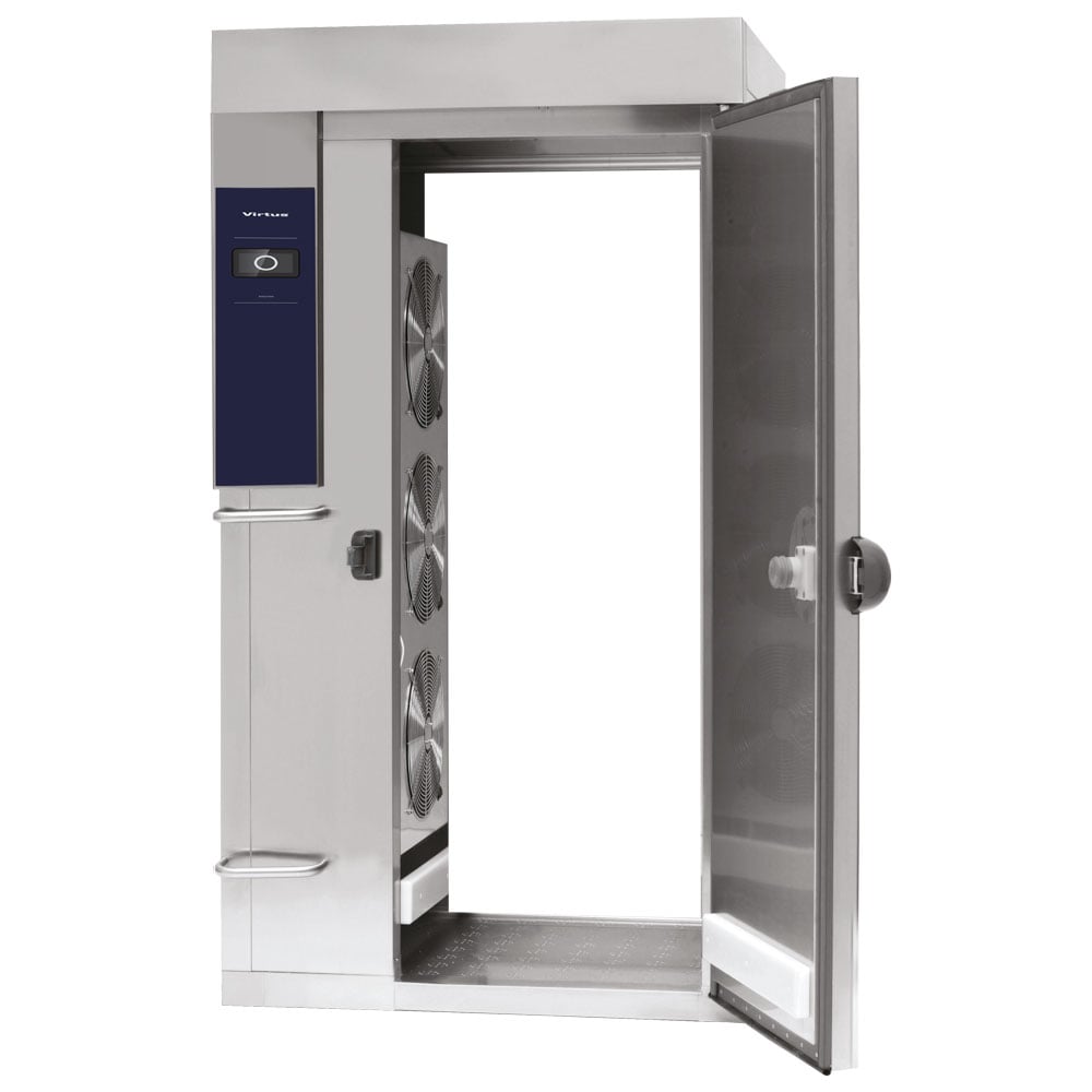 Pass-through blast chiller for remote cooling 20x GN 2/1, +90°/-18°C
