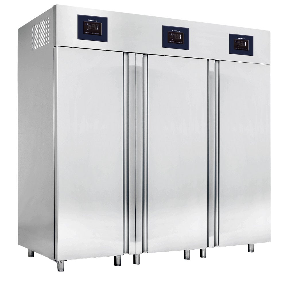 Refrigerator 700+1400 litres in stainless steel GN 2/1, -2°/+8°C - WiFi