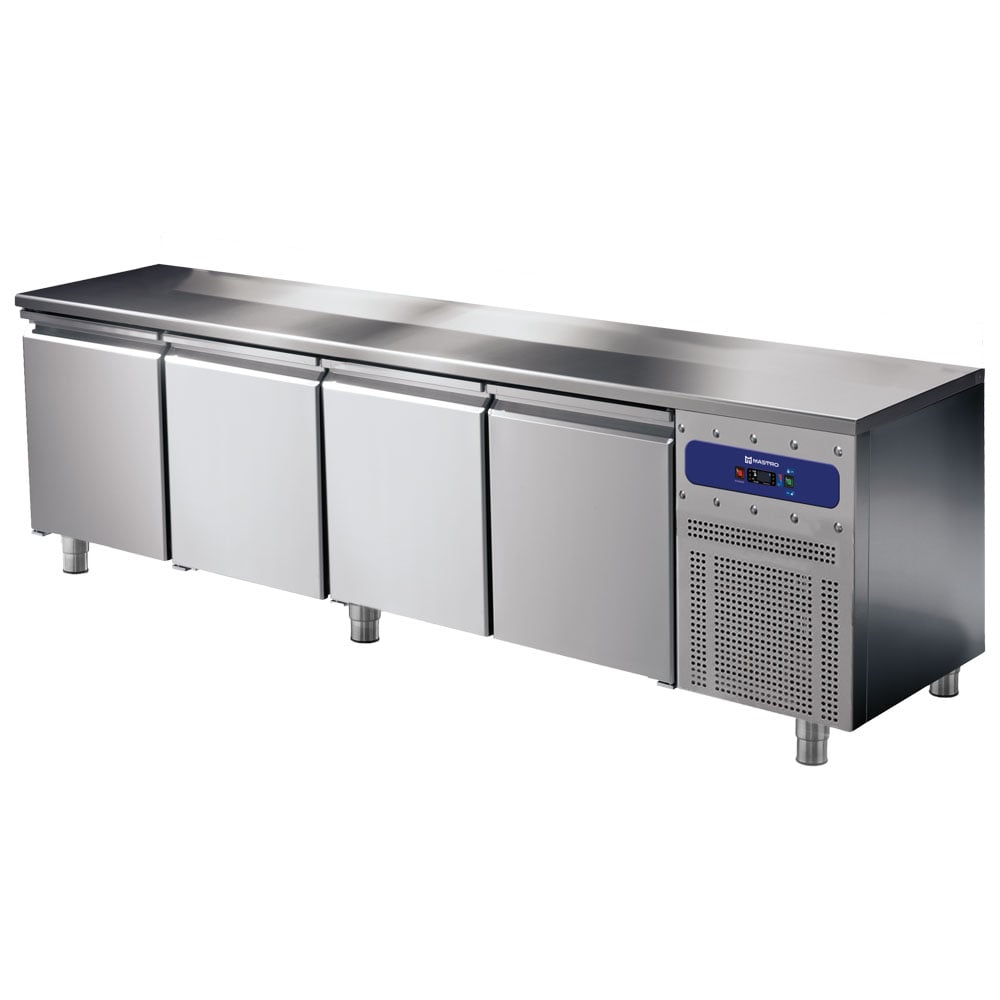 Refrigerated counter 600 mm 4 doors 430x325 mm, -2°/+8°C