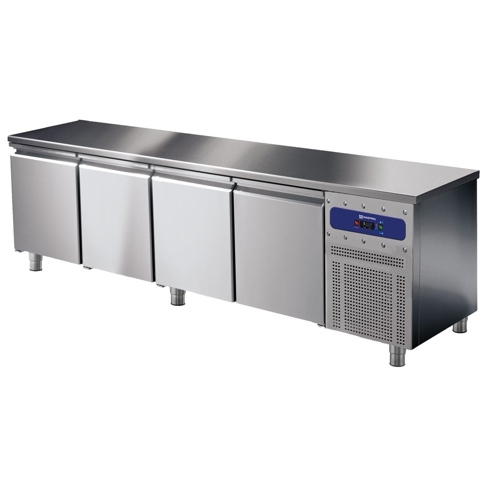 Refrigerated counter 4 doors GN 1/1, -2°/+8°C