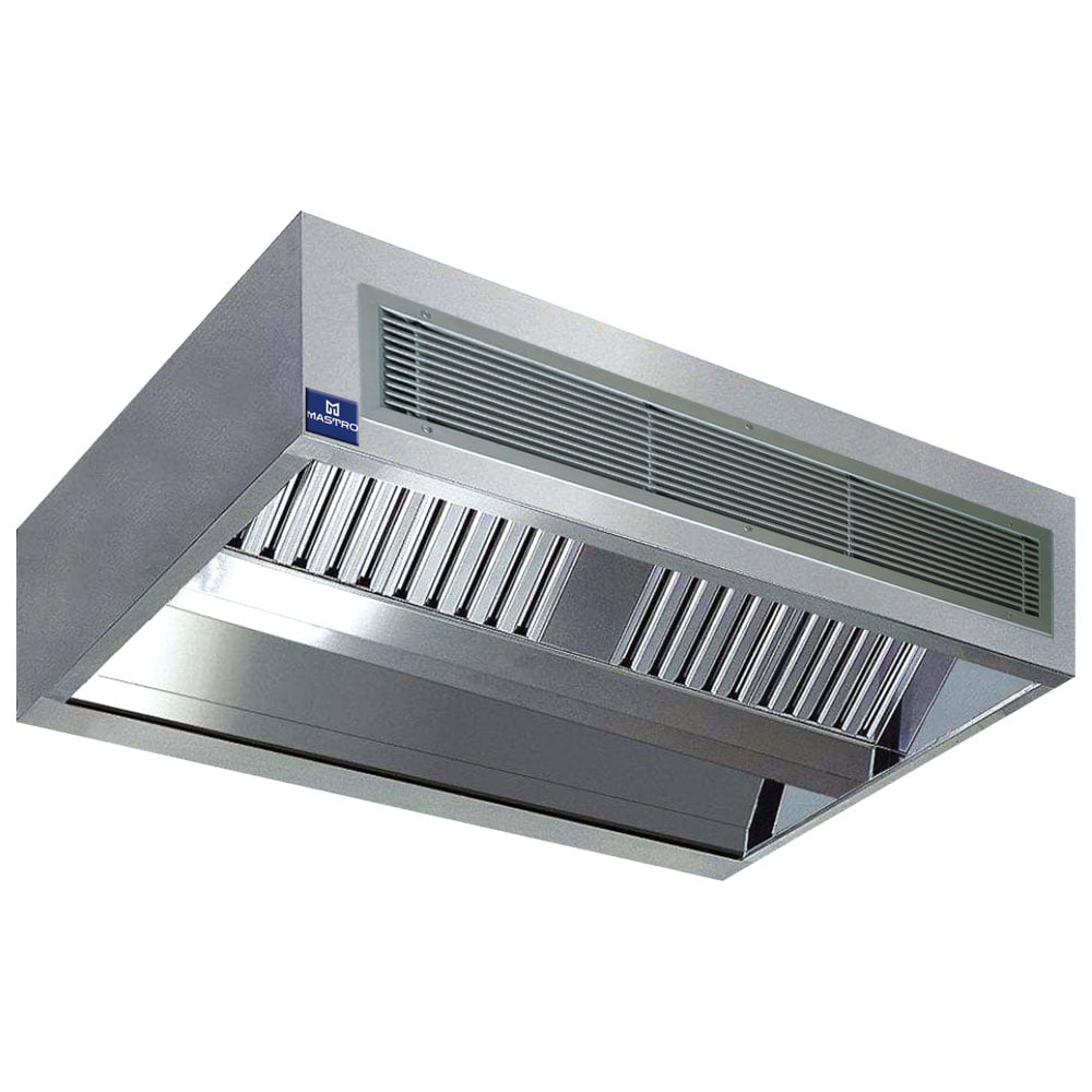 central cubic infusion hood with integrated lighting, 2400x2200 mm