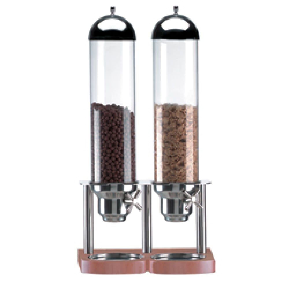 Cereal dispenser, 2x 5 liters, with portion system