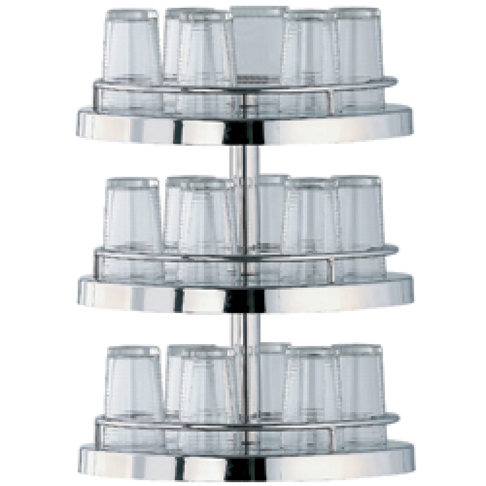 3-level structure for glasses and jugs, Ø 400 mm