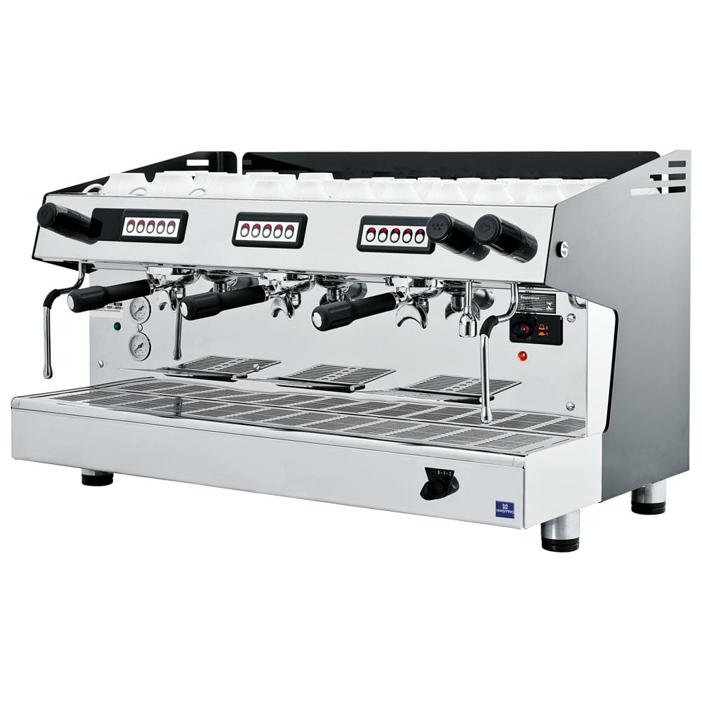 espresso machine, automatic, 3 groups, 18 litres