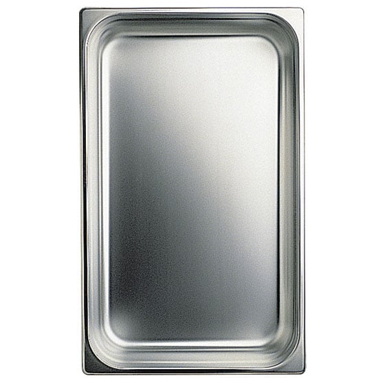 GN container in stainless steel, GN 2/4 h=65 mm