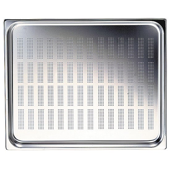GN container in stainless steel, perforated, GN 1/2 h=40 mm