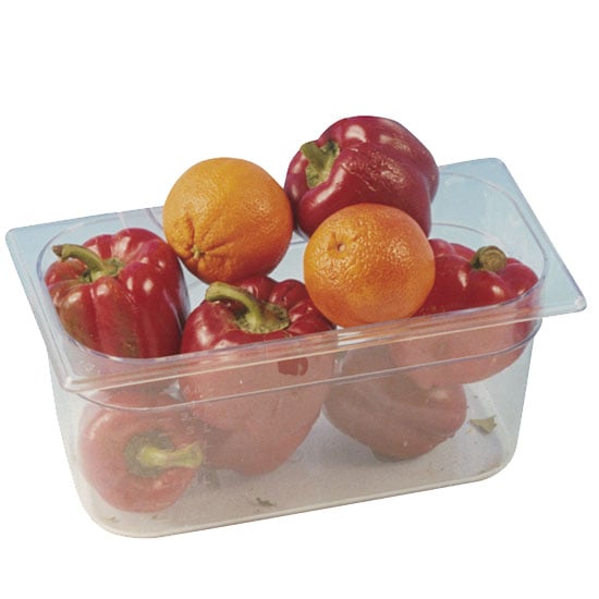 GN container in polypropylene, GN 1/4 h=200 mm