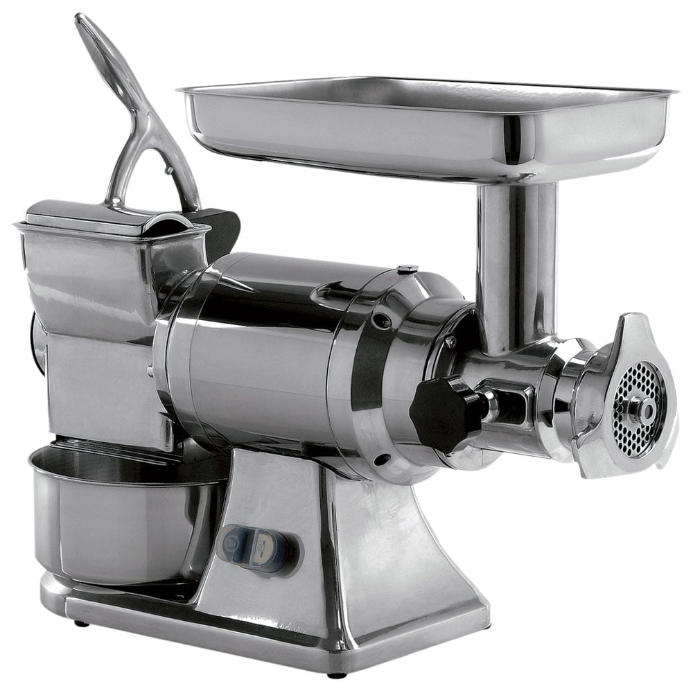 Meat mincer and grater for hard cheese, mouth ø 70 mm, 200 kg/h | 50 kg/h