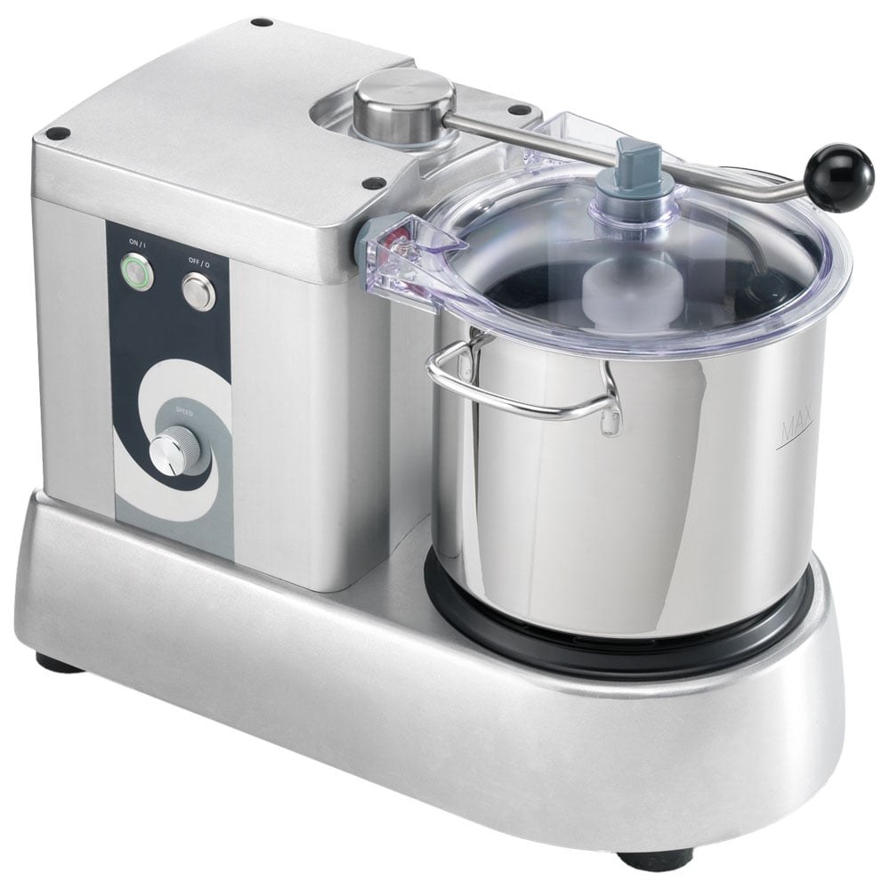 Cutter with variable speed, tabletop, 5,3 (3,1) litres