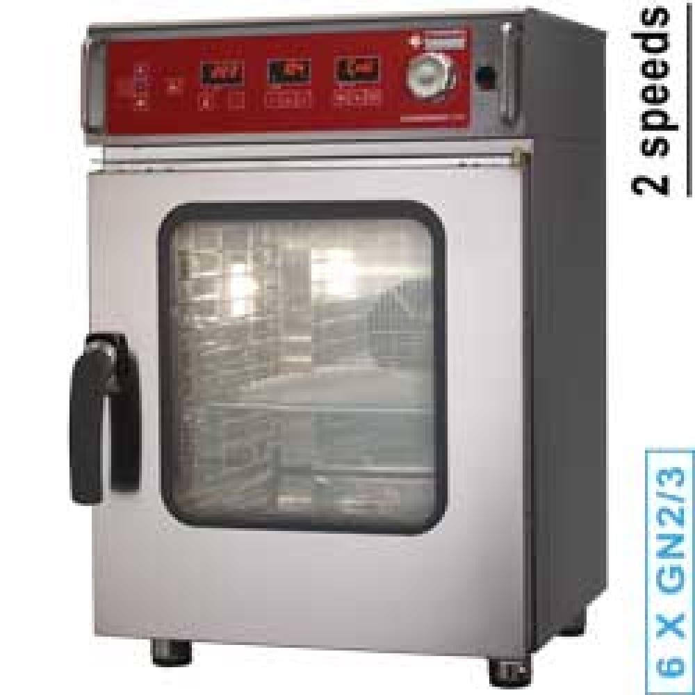 Electric oven, programmable steam/convection, 6x GN2/3 – Lichidare stoc