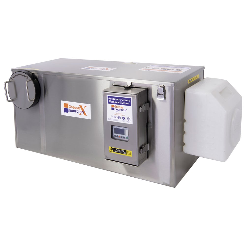 Automatic grease separator with timer, flow rate 2,21 litres/ second