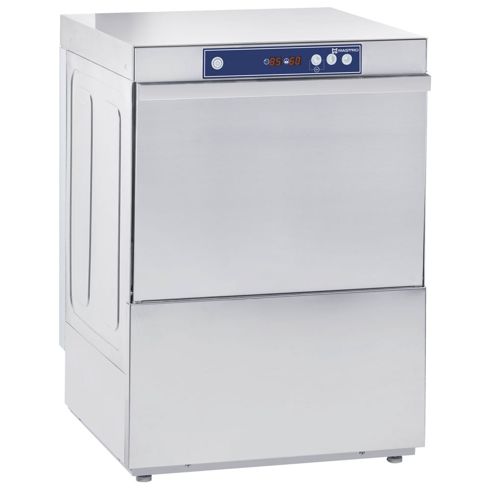 Dishwasher with detergent injector, rack 50x50 cm, max h=32 cm, digital version
