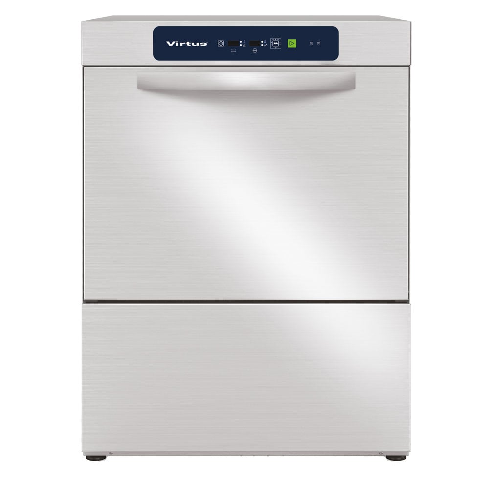 Utensil washer with detergent injector and drain pump, electronic, rack 50x60 cm, max h=40,5 cm