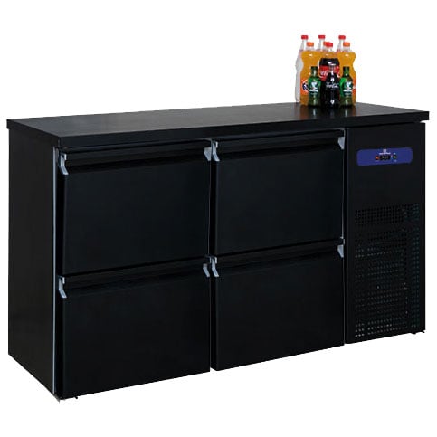 Bottle cooler 4 drawers, 320 litres, -2°/+8°C