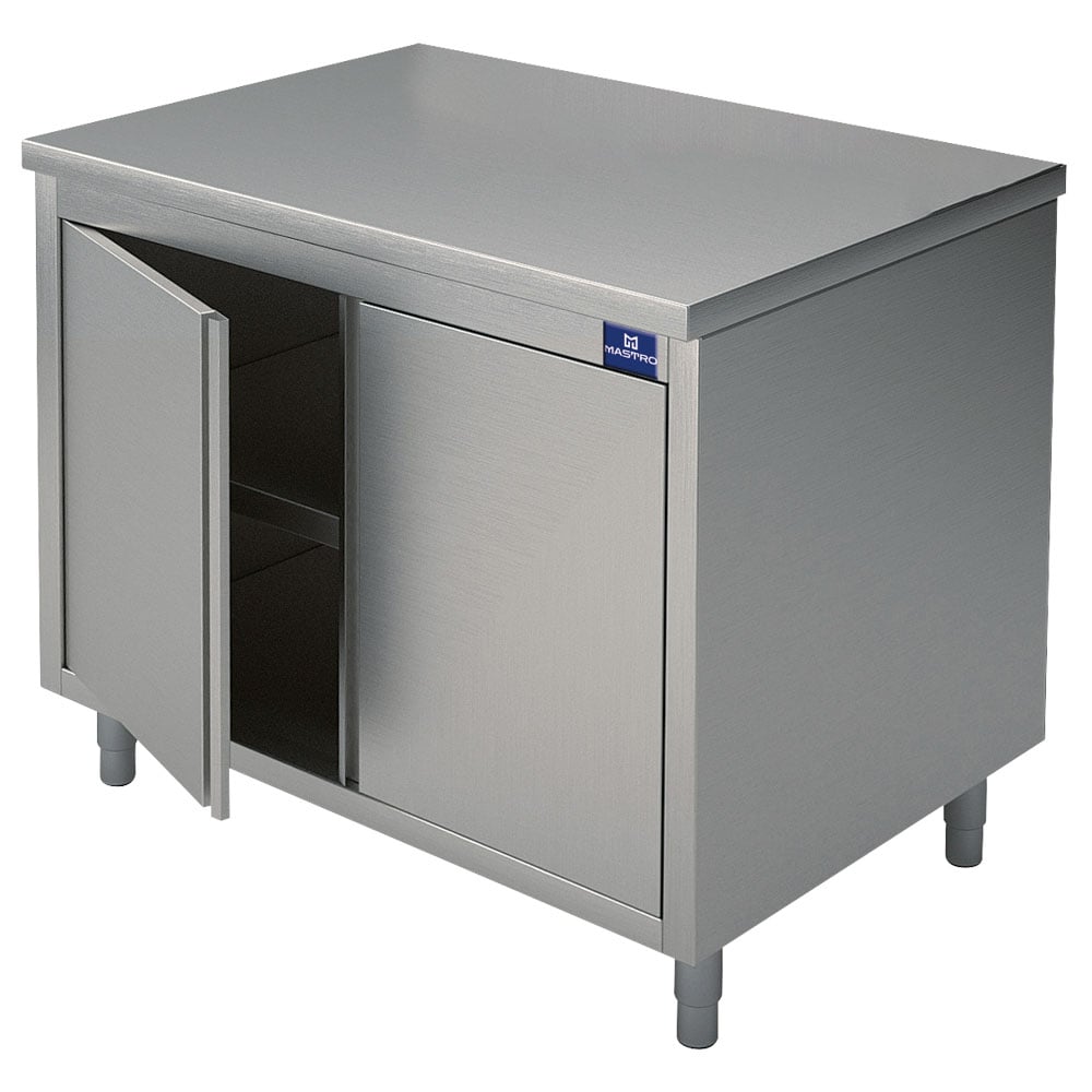 Neutral work cupboard with one hinged door, without upstand, 600x700 mm
