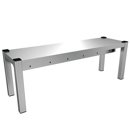Overshelf, 1-tier overshelf, side open, 1000x300 mm,
