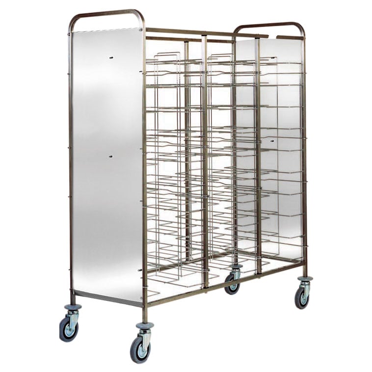 Trolley for GN trays with side panels, 30x 530x600 mm, h=125 mm