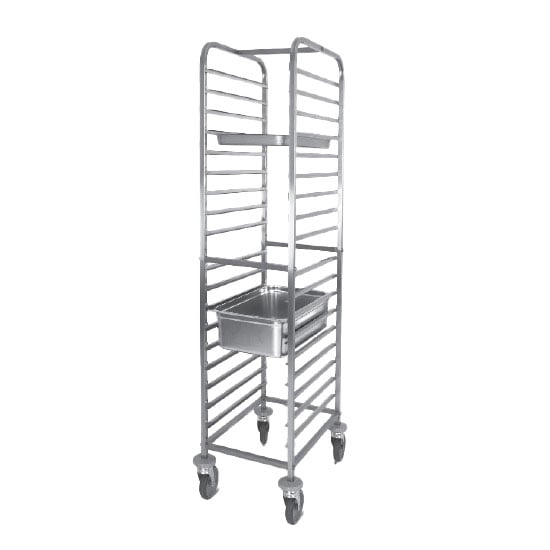 Trolley for GN containers, 17x GN 1/1 h=65 mm