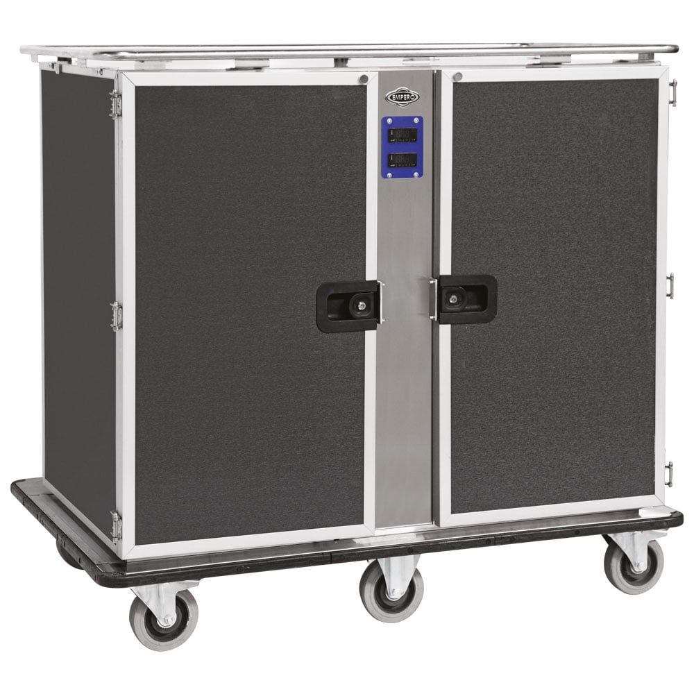 Cold banquett trolley for 12+12x GN 1/1 max. h= 65 mm, +4°/+10°C