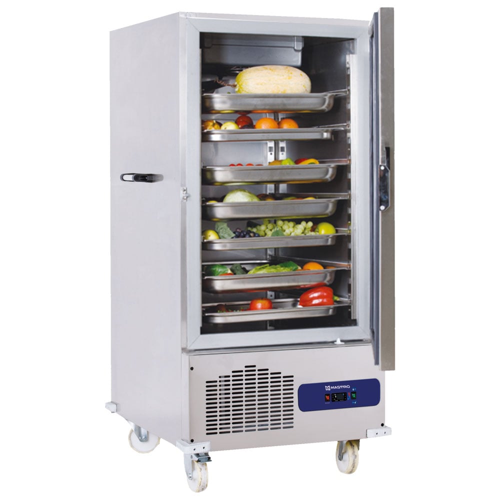 refrigerated cabinet for trays on castors, 12x GN 2/1, -2/+8 °C
