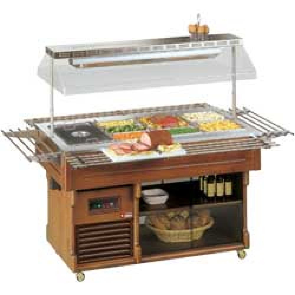 Bain marie buffet capacity 4 GN 1/1