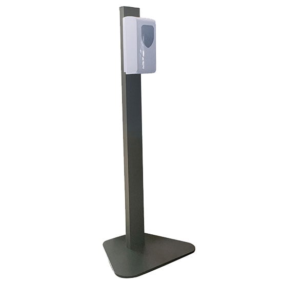 Disinfection dispenser 1000 ml with sensor and powder-coated stand